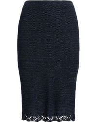 Ralph Lauren - Ruffle-Trim Pencil Skirt - Lyst