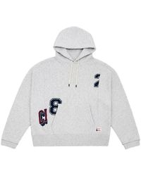 Champion - Logo-Print Panelled Hoodie - Lyst