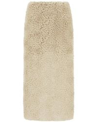 Herno - Georgette Straight Skirt - Lyst