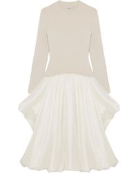Jonathan Simkhai - Gestricktes Midikleid mit Ballonrock - Lyst