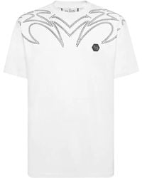 Philipp Plein - Texas T-Shirt Met Studs - Lyst