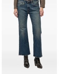 R13 - Katoenen Jeans Met Vervaagd Effect - Lyst
