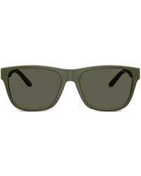 Emporio Armani - Logo-Print Sunglasses - Lyst