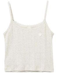 AAPE BY A BATHING AP - Logo-Print Cropped Vest Top - Lyst