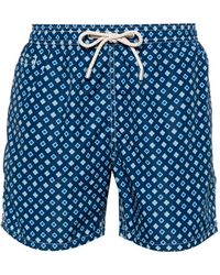 Mc2 Saint Barth - Badeshorts mit grafischem Print - Lyst