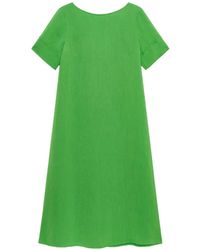 Maliparmi - Short-Sleeve Midi Dress - Lyst