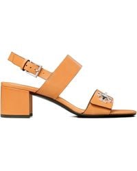 Tory Burch - 55Mm T-Lock Double-Strap Sandals - Lyst