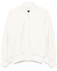 Cynthia Rowley - Downtown Bomberjacke Aus Leder - Lyst