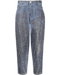 Alberta Ferretti - Straight Jeans - Lyst
