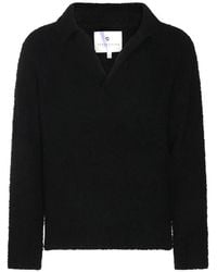 Seven Gauge - Bouclé-Knit Polo-Collar Sweater - Lyst