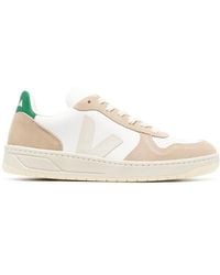 Veja - V-10 Low-top Leather Sneakers - Lyst