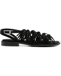 Ash - Panic Studded Fringed Sandals - Lyst