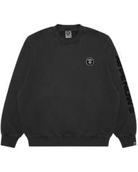 Aape By A Bathing Ape - Pull À Patch Moonface Et Imprimé Logo - Lyst