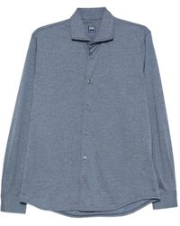 Fedeli - Long-Sleeved Wool Shirt - Lyst