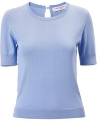 Carolina Herrera - Crewneck Top - Lyst