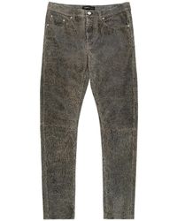 Purple Brand - Hose aus Leder - Lyst