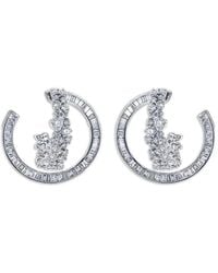 ANANYA - Diamond Scatter Hoop Earrings - Lyst