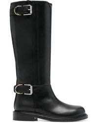 Givenchy - バックル レザーブーツ - Lyst