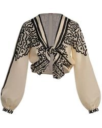 Johanna Ortiz - Gentle Burn Linen Top - Lyst