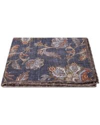 Dell'Oglio - Floral-Print Pocket Square - Lyst