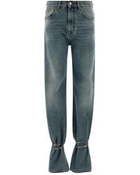 DARKPARK - Marion Hoop-Detail Cotton Jeans - Lyst