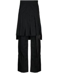 Thom Browne - Super 120's Collage Pleated Trouser Skirt - Lyst