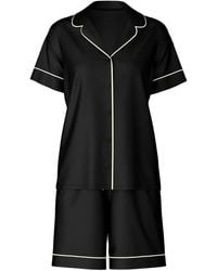 CALIDA - Piped-Trim Pyjama Set - Lyst