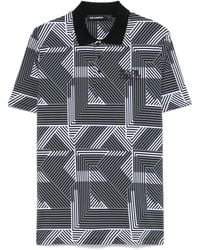 Karl Lagerfeld - All Over-Print Polo Shirt - Lyst