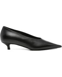 TOTEME - Sharp Nappa Kitten Pumps - Lyst