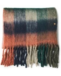 Antik Batik - Karierter Schal Mit Fransen - Lyst