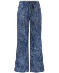 Just Cavalli - Floral-Print Jeans - Lyst