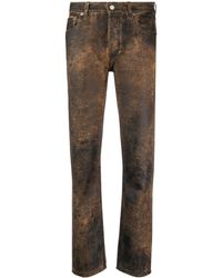 Ralph Lauren Collection - 750 Coated-finish Straight-leg Jeans - Lyst