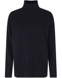 Roberto Collina - Ribbed-Trim Turtleneck Sweater - Lyst