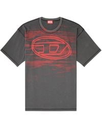 DIESEL - Logo-Print Tee - Lyst