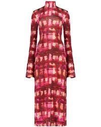 Ellery - Long-Sleeves Midi Dress - Lyst