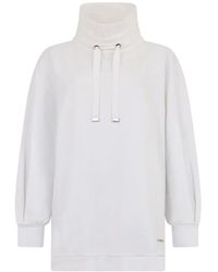 Moorer - Drawstring High-Neck Sweater - Lyst