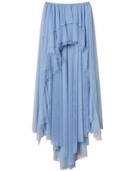 Twinset - X Myfo Asymmetric Tulle Skirt - Lyst