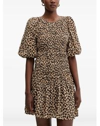 Never Fully Dressed Heart Print Wrap Mini Dress in Black | Lyst Australia