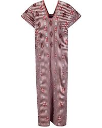 Tandem - Embroidered maxi dress - Lyst