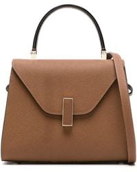 Valextra - Mini Iside Leather Tote Bag - Lyst