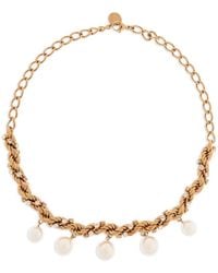 Marni - Collana A Catena Con Perle - Lyst