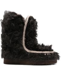Mou - Bottines Modèle 24 À Bords En Crochet - Lyst