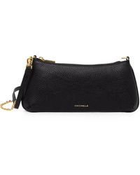 Coccinelle - Mini C-Me Logo-Print Chain-Link Crossbody Bag - Lyst