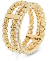 Officina Bernardi - 18Kt Moon Eden Diamond Ring - Lyst