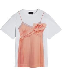 Simone Rocha - Trompe L'Oeil-Print Crew-Neck T-Shirt - Lyst