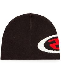 DIESEL - Beanie Mit Intarsien-Logo - Lyst