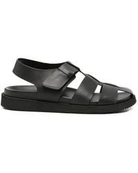 SERGIO MORETTI FIRENZE - Touch-Strap Caged Sandals - Lyst