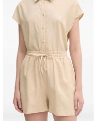 GAUDI - Drawstring-Waist Mini Shorts - Lyst