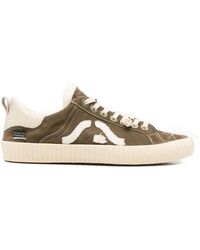 Springa - Wavy Suede Sneakers - Lyst