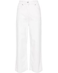 IRO - Martine Cropped Straight Jeans - Lyst